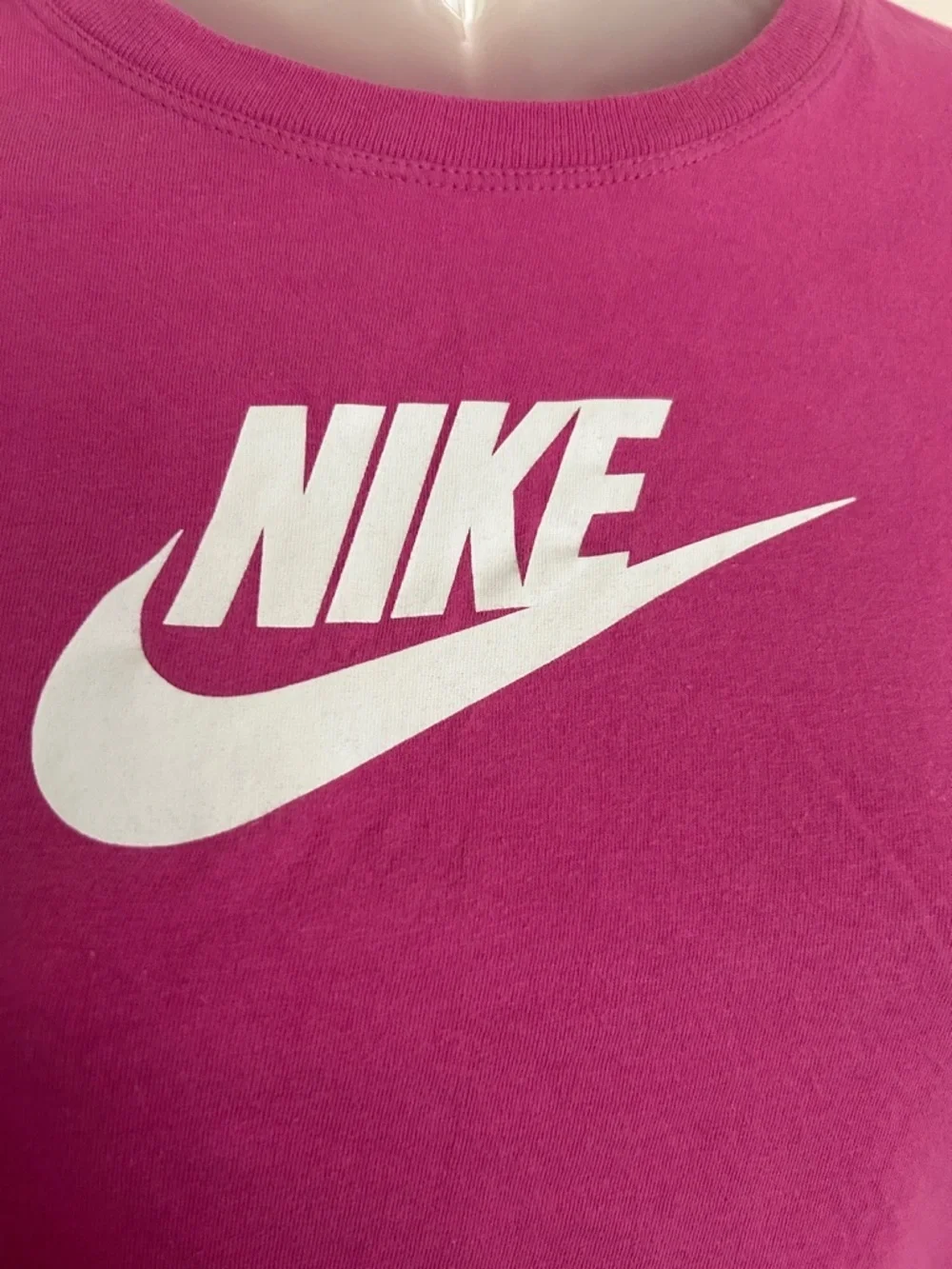 Nike Women's Magenta Short Sleeve Logo Tee​​